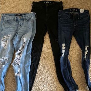 3 pairs of ripped jeans for $15